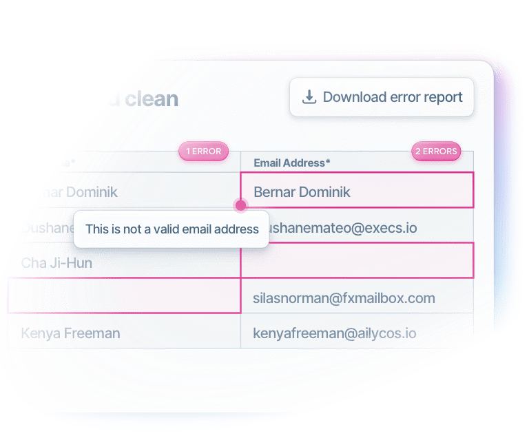 Dromo is a file importer that takes minutes to configure.